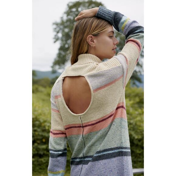 NWT Anthropologie Turtleneck Sweater Mini Dress - XS - Picture 2 of 6